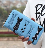Beibaobao New Women Wallets fashion style Dollar price Leather Wallet carton cat Day Clutch Purse card holder long female purse