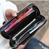 Beibaobao New Women Wallets fashion style Dollar price Leather Wallet carton cat Day Clutch Purse card holder long female purse
