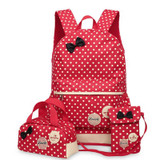 Beibaobao Girl School Bags For Teenagers backpack set women shoulder travel bags 3 Pcs/Set rucksack mochila knapsack LM3582mf