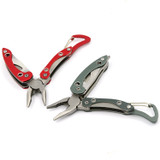 Behokic Multitool Knife Folding Pocket Tool with Plier Screwdriver Bottle Opener Carabiner Keychain Travel Survival