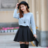 BEFORW Sexy Women Skirt High Quality Space Cotton Winter Skirt Big Size High Waist Short Skirts 3 Color Keep Warm Women Skirt