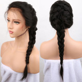 BEEOS Pre Plucked Full Lace Wig Human Hair Lace Wigs For Black Women Straight Brazilian Remy Hair With Baby Hair Bleached Knots