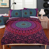 BeddingOutlet Mandala Bedding Posture Million Romantic Soft Bedclothes Plain Twill Bohemain Duvet Cover Set 4pcs