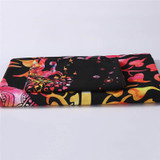 BeddingOutlet Black Bedding Set Black and Red Boho Duvet Cover and Pillowcase Indian Style Print Exotic Bedclothes Multi Sizes