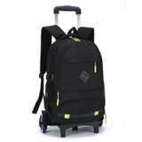 Backpacks for Teenage 6 Wheels Kids Trolley Bag School Bags for Boys Black Children Schoolbag Wheeled Backpack Girl Schoolbag