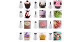 Cupcake Frosting Nozzle Set (14-Pc Set)