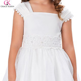 Grace Karin Flower Girl Dresses Elegant Princess First Holy Communion Dresses Baptism Clothes Toddler Formal Party Pageant Gowns
