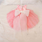 Girl Dress 0-2Years Baby Girl Clothes Summer Lace Flower Tutu Princess Kids Dresses For Girls Clothing Wedding Children Costume