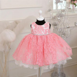 Girl Dress 0-2Years Baby Girl Clothes Summer Lace Flower Tutu Princess Kids Dresses For Girls Clothing Wedding Children Costume