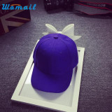 gilr  Hip Hop Cap 2017 hot  new Solid Bow Girl Cap Snapback Hip Hop Cap Flat