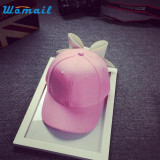 gilr  Hip Hop Cap 2017 hot  new Solid Bow Girl Cap Snapback Hip Hop Cap Flat