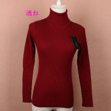 GIGIGO Turtleneck Warm Winter Women Sweater Long Sleeves Thick Knitted Ladys Pullovers Top Soft Elasticity Female Sweater