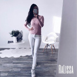 GIGIGO Thick Warm Knitted Women Sweater Autumn Winter Sexy Pullover Sweater High Elasticity V-Neck Soft Female Jumper GIGIGO Thick Warm Knitted Women Sweater Autumn Winter Sexy Pullover Sweater High Elasticity V-Neck Soft Female Jumper