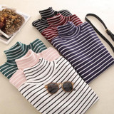 GIGIGO Autumn Winter Turtleneck Sweater Women Fashion Knitted Casual Pullover Long Sleeves Elasticity Femme jumper