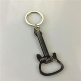 Gift Zinc Alloy beer guitar bottle opener bottle opener keychain keyring key chain key ring