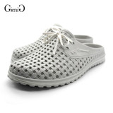 Gienig 2017 breathable lovers unisex beach shoes Summer New style Mesh slippers Slippers Unisex Sandals