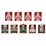 Ghost Tribes Series Knight Skeleton War Action Figures Building Block Compatible Legoe Enlighten Brick Toys For Children Friends