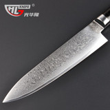 GHL 8" inches Damascus kitchen knives Damascus knife high quality VG10 Japanese steel chef knife Micarta handle free shipping GHL 8" inches Damascus kitchen knives Damascus knife high quality VG10 Japanese steel chef knife Micarta handle free shipping