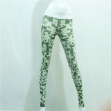 GERTU 2017 Spring Camouflage printed sporting women leggings sexy fitness lady legging leisure women sportes leggings