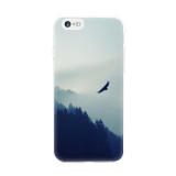 GerTong Soft TPU Case For iPhone 6 6S Plus 4 4S 5 5S SE Phone Cover For iPhone 7 Plus Pattern Animal Flower Fruit Capa For Apple