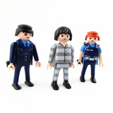 Germany Genuine Playmobil Police prisoners Blocks Dolls Accessory Secret Princess Castle Building Blocks Mini Bricks Toy Gift