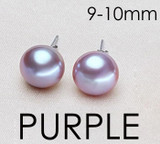 Genuine stud freshwater pearl earrings for women,white natural pearl earrings 925 silver girl best gift anniversary wedding gift
