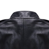 Genuine sheepskin leather genuine motorcycle stylish jacketM7