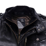 Genuine sheepskin leather genuine motorcycle stylish jacketM7
