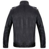Genuine sheepskin leather genuine motorcycle stylish jacketM7