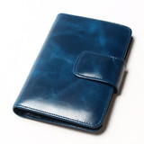 Genuine Leather Women Short Vintage Wallet Passport Package Oil Wax Women Wallets Purse Brand Design High Quality Women's Wallet