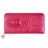 Genuine Leather Wallet Women Luxury Brand Alligator Vintage Zipper Women's Wallets and Purses Designer Female Slim Coin Purse