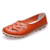 Genuine leather summer women flats shoes 2017 casual flat shoes women loafers shoes leather red flat women's shoes Genuine leather summer women flats shoes 2017 casual flat shoes women loafers shoes leather red flat women's shoes