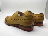 Genuine leather Ruffles Bullock women shoes fashion all match casual shoes lady retro oxfords shoes