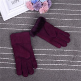 Genuine Leather Gloves for 4-8 year-old Children Winter Warm Wool Fur Gloves Minttens Natural Sheepskin Gloves for Kids