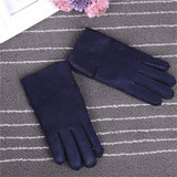 Genuine Leather Gloves for 4-8 year-old Children Winter Warm Wool Fur Gloves Minttens Natural Sheepskin Gloves for Kids