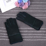 Genuine Leather Gloves for 4-8 year-old Children Winter Warm Wool Fur Gloves Minttens Natural Sheepskin Gloves for Kids
