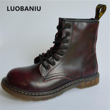 Genuine leather High-quality Men Boots Military winter boots men shoes fashion men botas zapatos hombre boots men