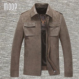 Genuine leather jacket men coats 100%calfskin motorcycle jackets chaqueta moto hombre cappotto manteau homme LT287 FREE SHIP
