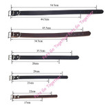 Genuine Leather Dog Collar Simple Design Durable Chihuahua Small Dog Collar Adjustable Cat Collar