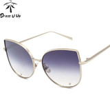DRESSUUP 2016 Vintage Big Frame Cat Eye Sunglasses Women Brand Designer Gradient Sun Glasses Oculos De Sol Feminino Gafas DRESSUUP 2016 Vintage Big Frame Cat Eye Sunglasses Women Brand Designer Gradient Sun Glasses Oculos De Sol Feminino Gafas