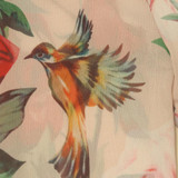 Dress 2016 Summer European New Fashion Women Long Sleeve Rose and Birds Print Elegant Above Knee High Quality Dress