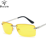 DRERSSUUP Polarized Sunglasses Men Brand Designer Rectangle Sunglass Mens Coating Sun Glasses oculos de sol masculino