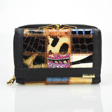Dreamlizer 3 Fold Fashion Genuine Leather Women Wallets Patchwork Hasp Coin Pocket Female Clutch Women Purse Wallet