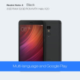 Dreami Original Xiaomi Redmi Note 4 3GB 32GB Deca Core MTK Helio X20 13MP Camera Note4 Cellphone Fingerprint Mobile Phone