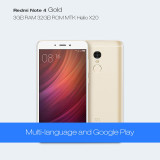 Dreami Original Xiaomi Redmi Note 4 3GB 32GB Deca Core MTK Helio X20 13MP Camera Note4 Cellphone Fingerprint Mobile Phone
