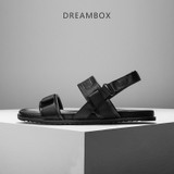 dreambox 2017 Summer British leisure breathable dew toe Roman sandals men's beach shoes