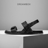 dreambox 2017 Summer British leisure breathable dew toe Roman sandals men's beach shoes