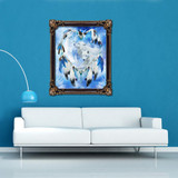Dream Catcher Wolf 5D Diamond Painting Cross Stitch DIY Diamond Embroidery Rhinestone Painting Cross Stitch Home Decoration