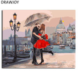 DRAWJOY Painting Calligraphy Framed Picture Painting By Numbers Home Decor DIY Oil Painting On Canvas For Living Room 40*50cm