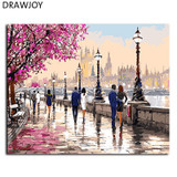 DRAWJOY Painting Calligraphy Framed Picture Painting By Numbers Home Decor DIY Oil Painting On Canvas For Living Room 40*50cm